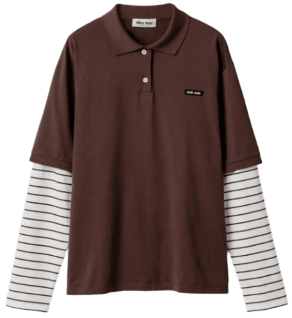 MIU MIU POLO LONGSLEEVE